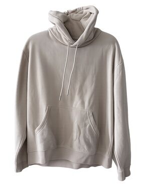H&M Oversized Hoodie Sweatshirt Beige Taupe Size Small